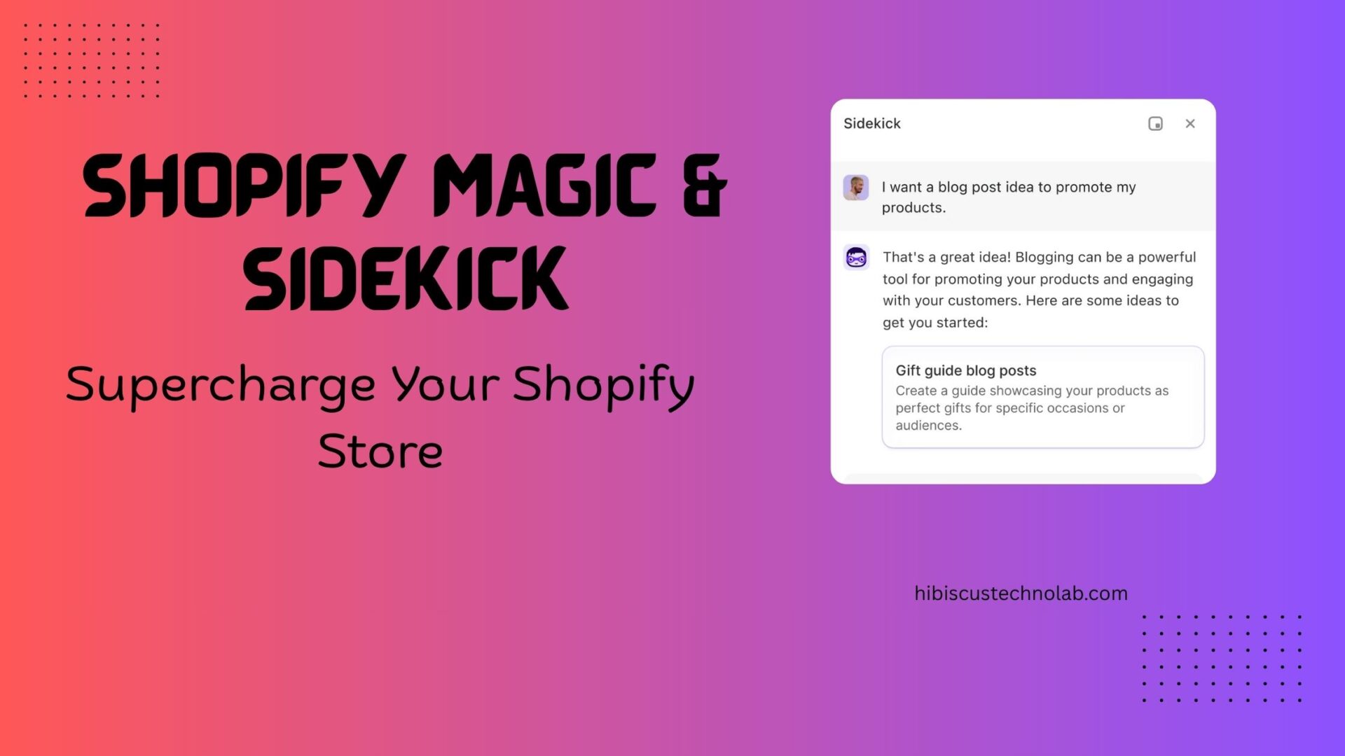 Shopify AI Co-Pilot: Magic and Sidekick Explained